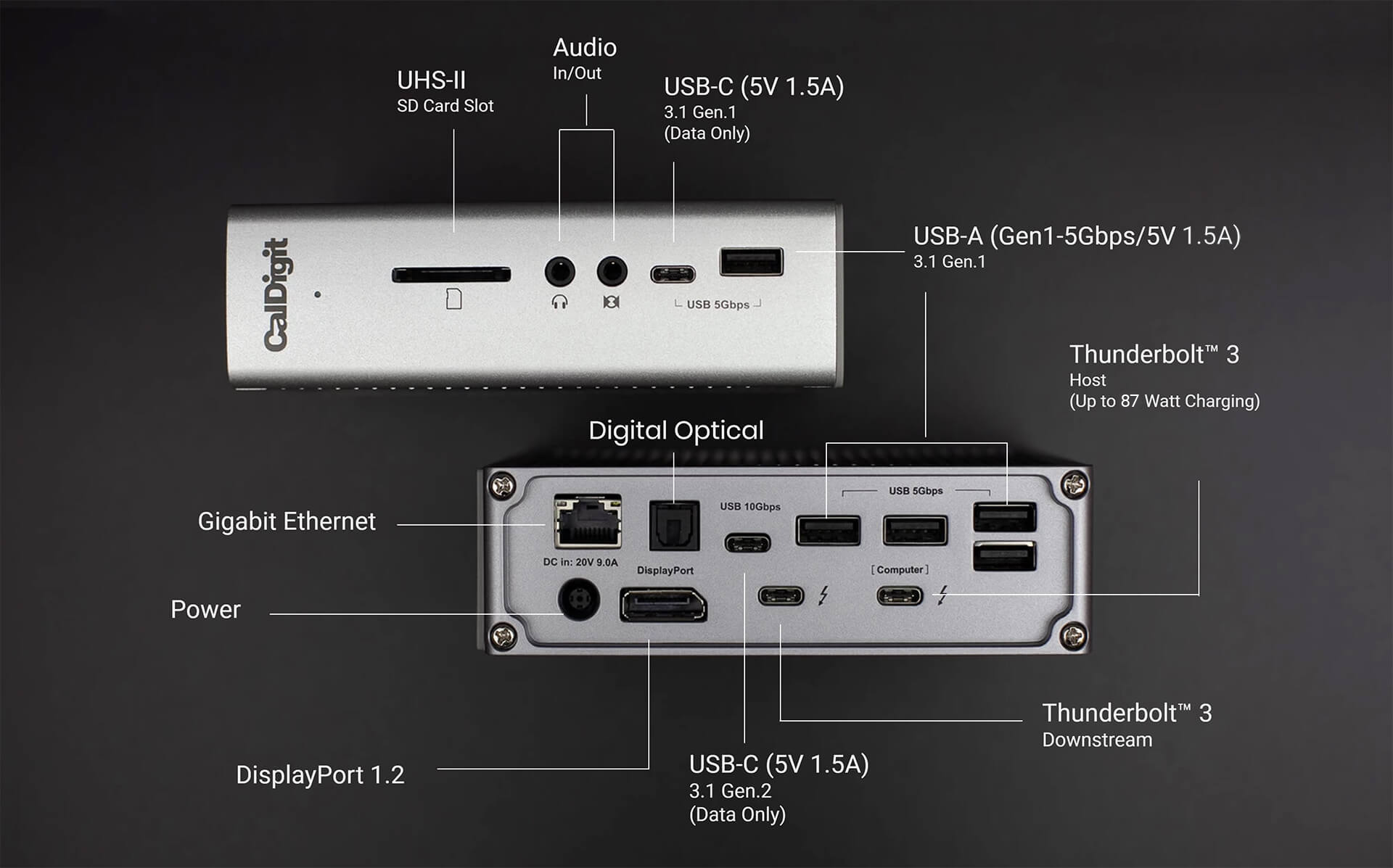 CalDigit Thunderbolt Station 3 Plus logo