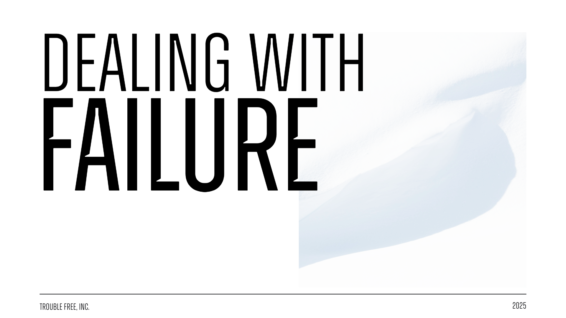 Dealing with FAILURE in Product Management