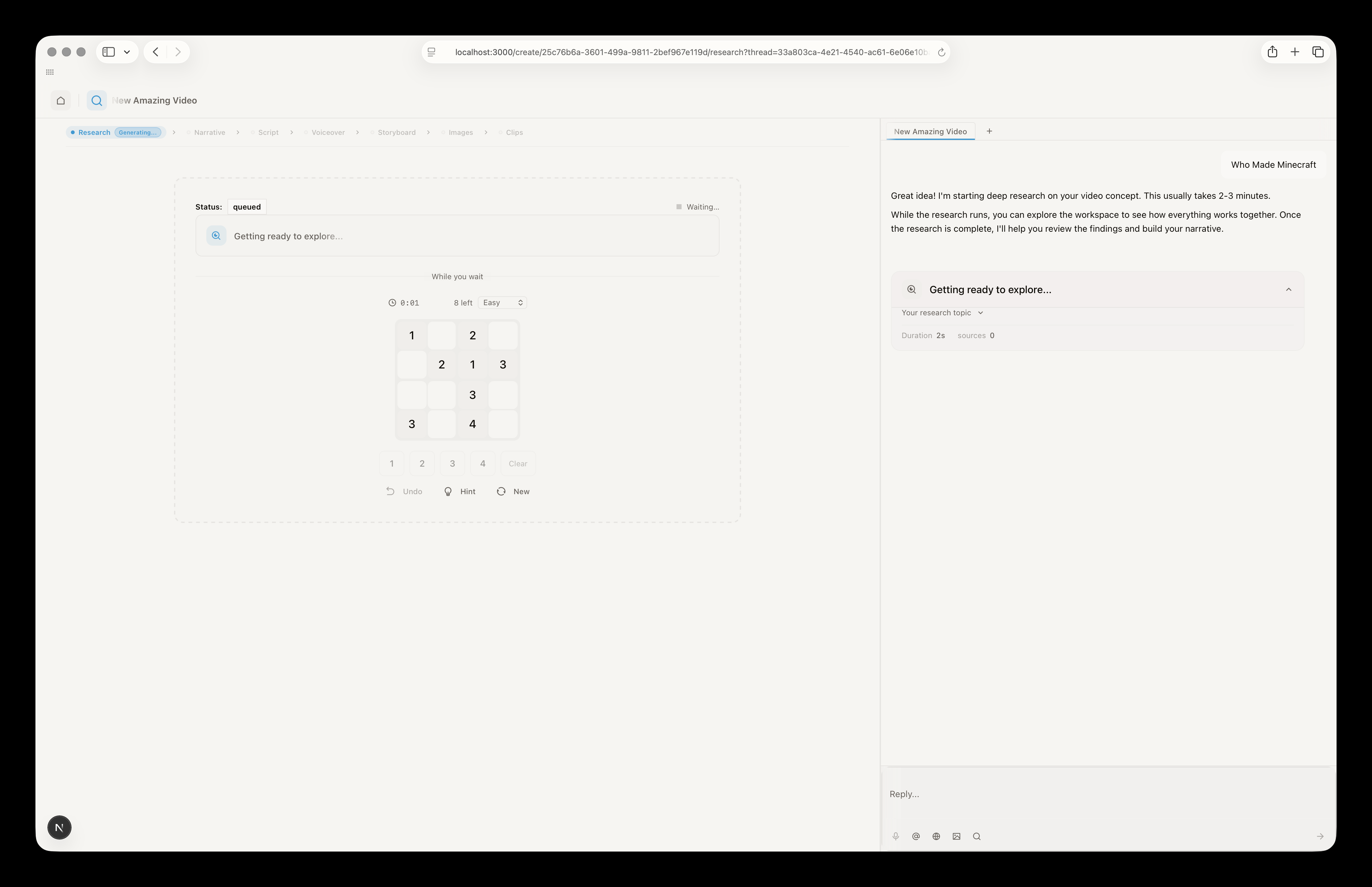 Research step