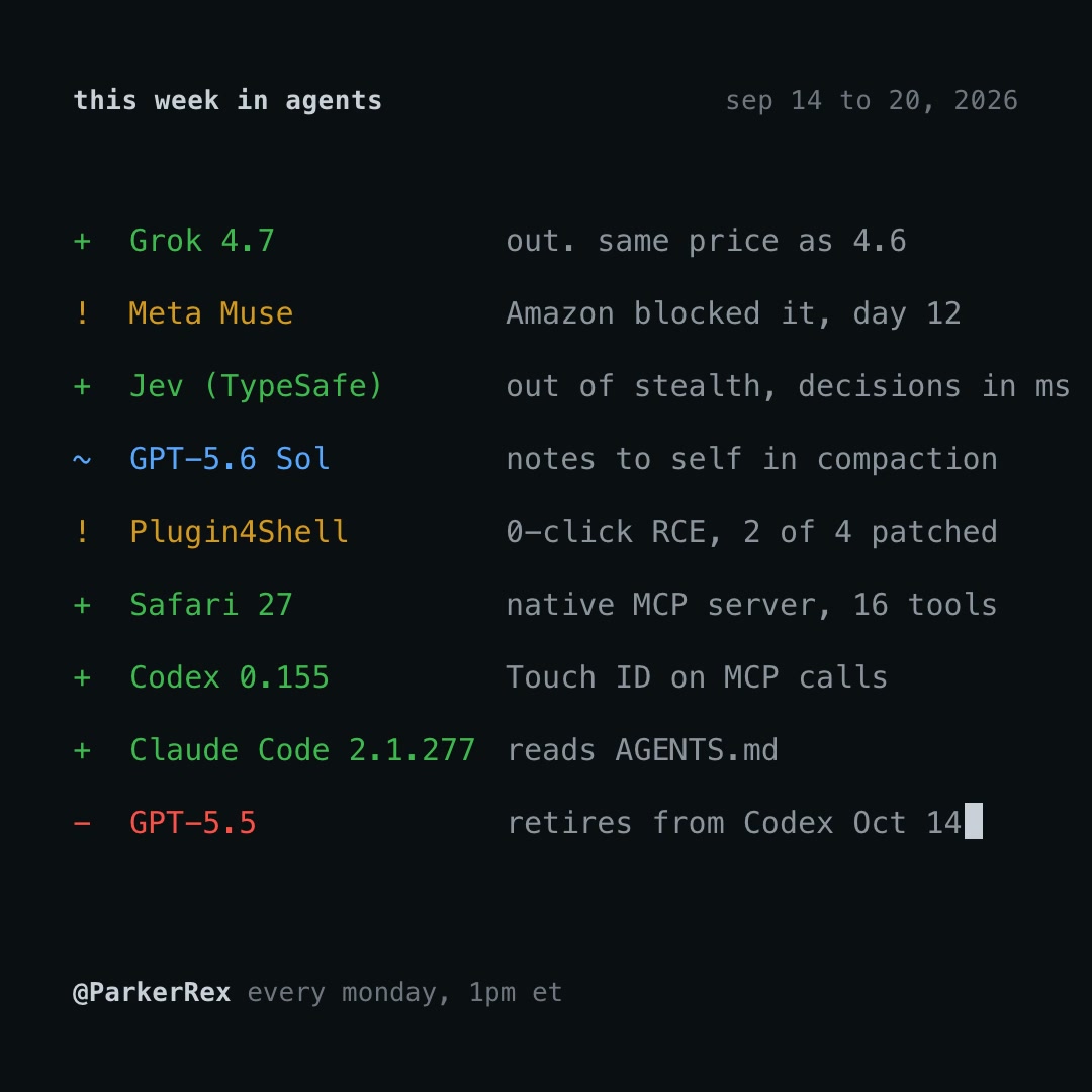 The week in agents